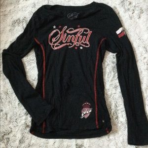Sinful by Affliction Ladies Shirt
